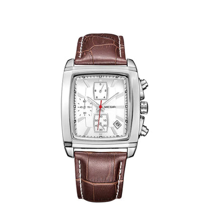 Auden Rectangular Chrono Watch