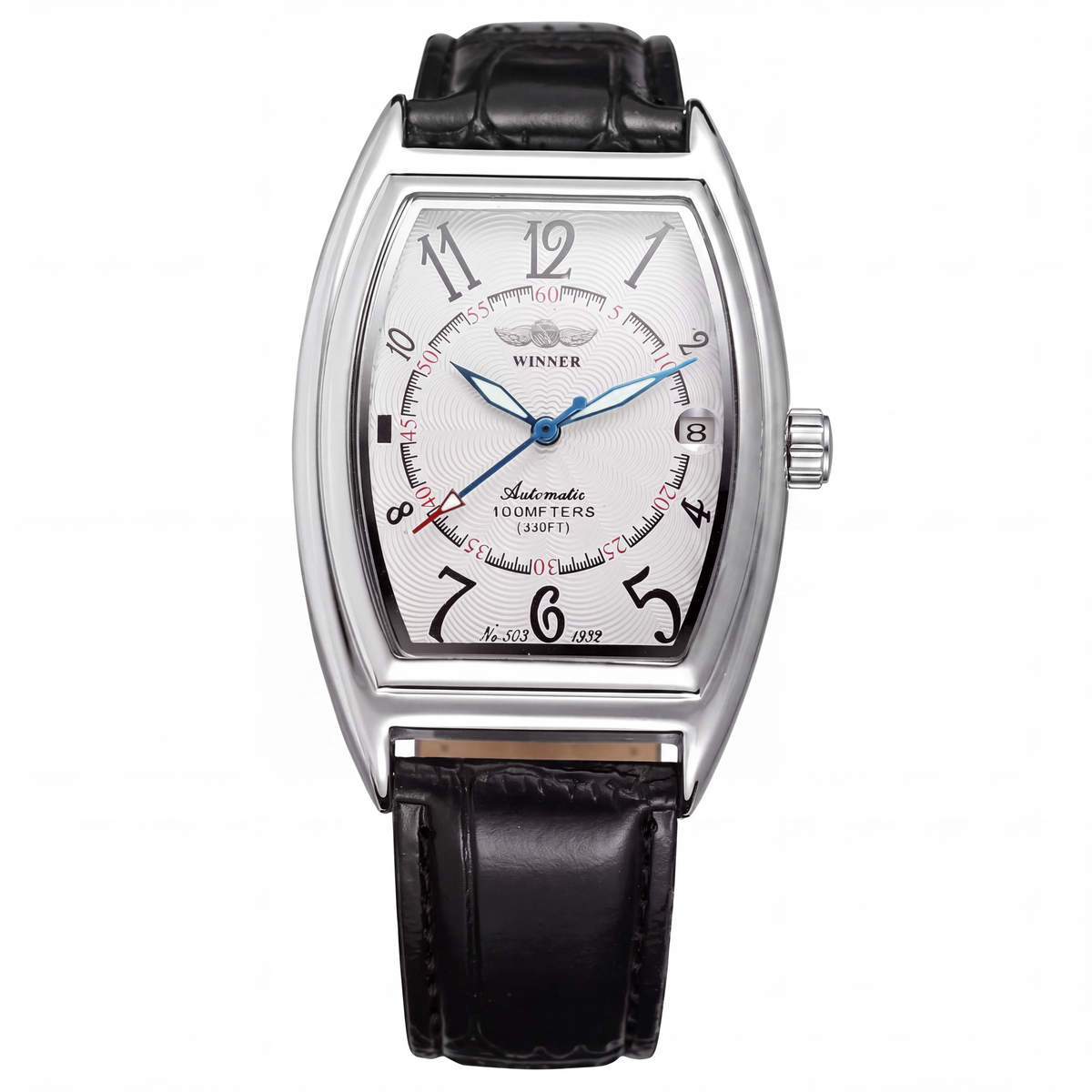 Calder Automatic Leather Watch