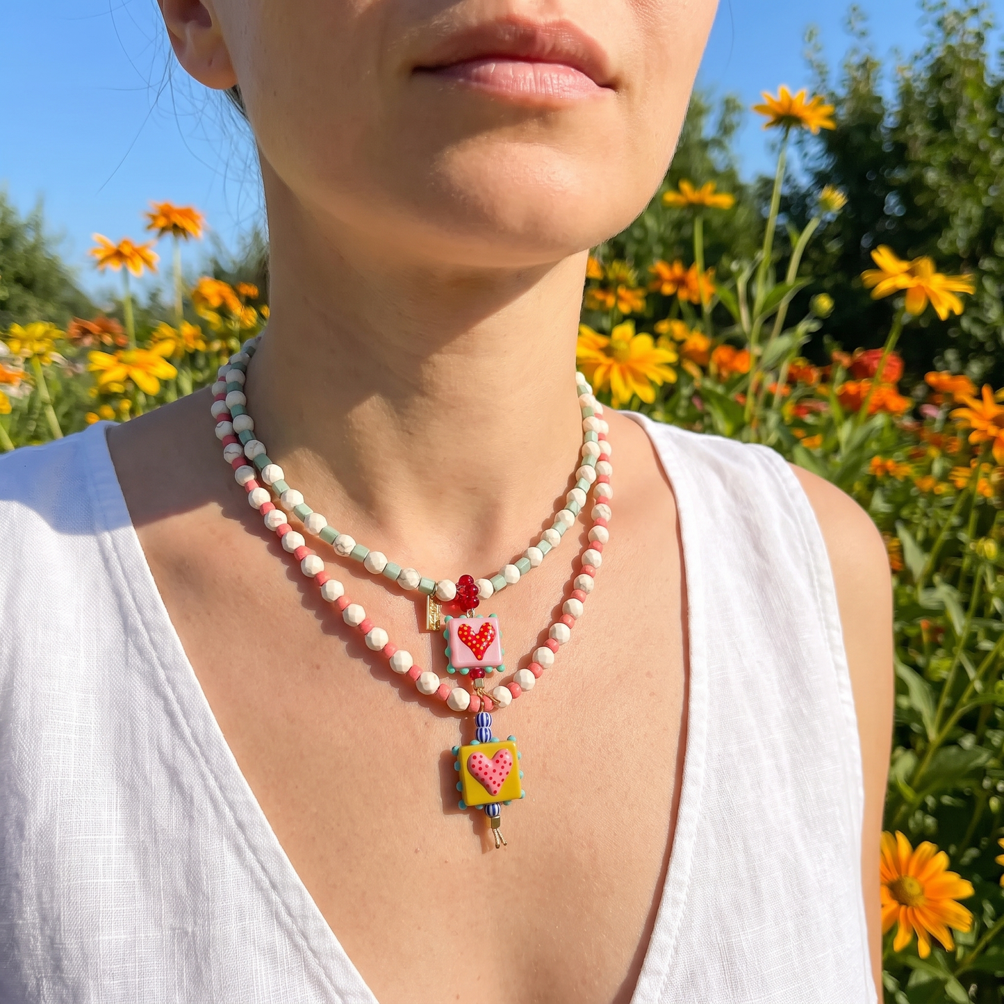 Poppy Stack — on model