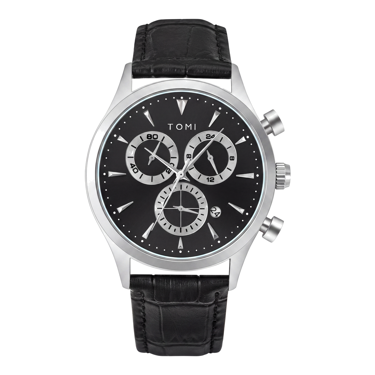 Preston-Watch-Gift-Set Black Silver — packshot