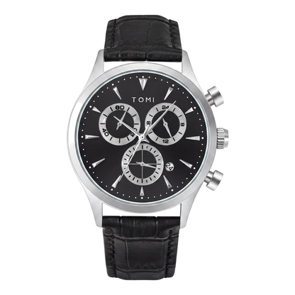Preston-Watch-Gift-Set Black Silver — packshot
