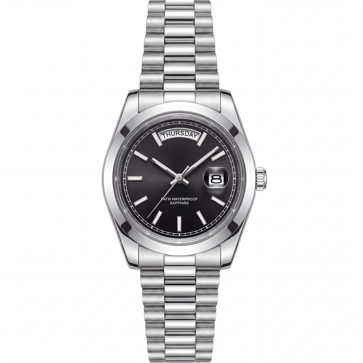 Radley Steel Bracelet Watch - Black dial, white packshot