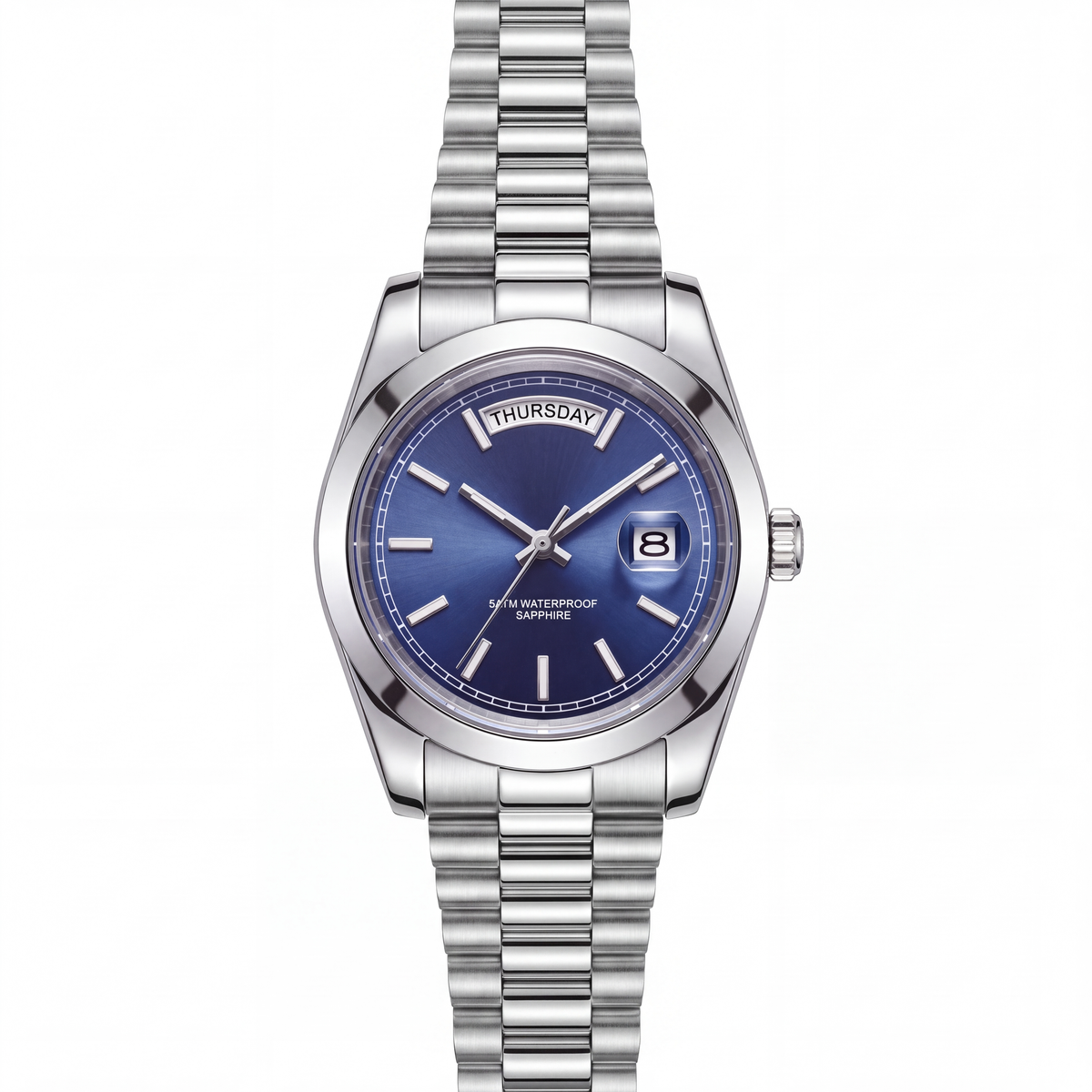 Radley Steel Bracelet Watch - Blue dial, white packshot
