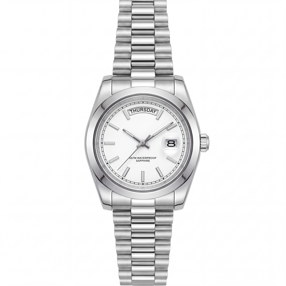 Radley Steel Bracelet Watch - White dial, white packshot