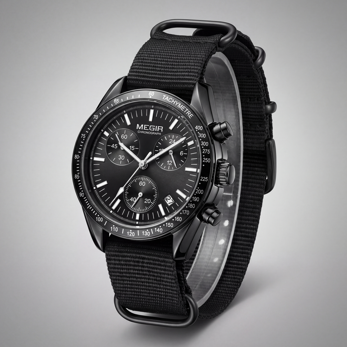 Rally Watch All Black — studio