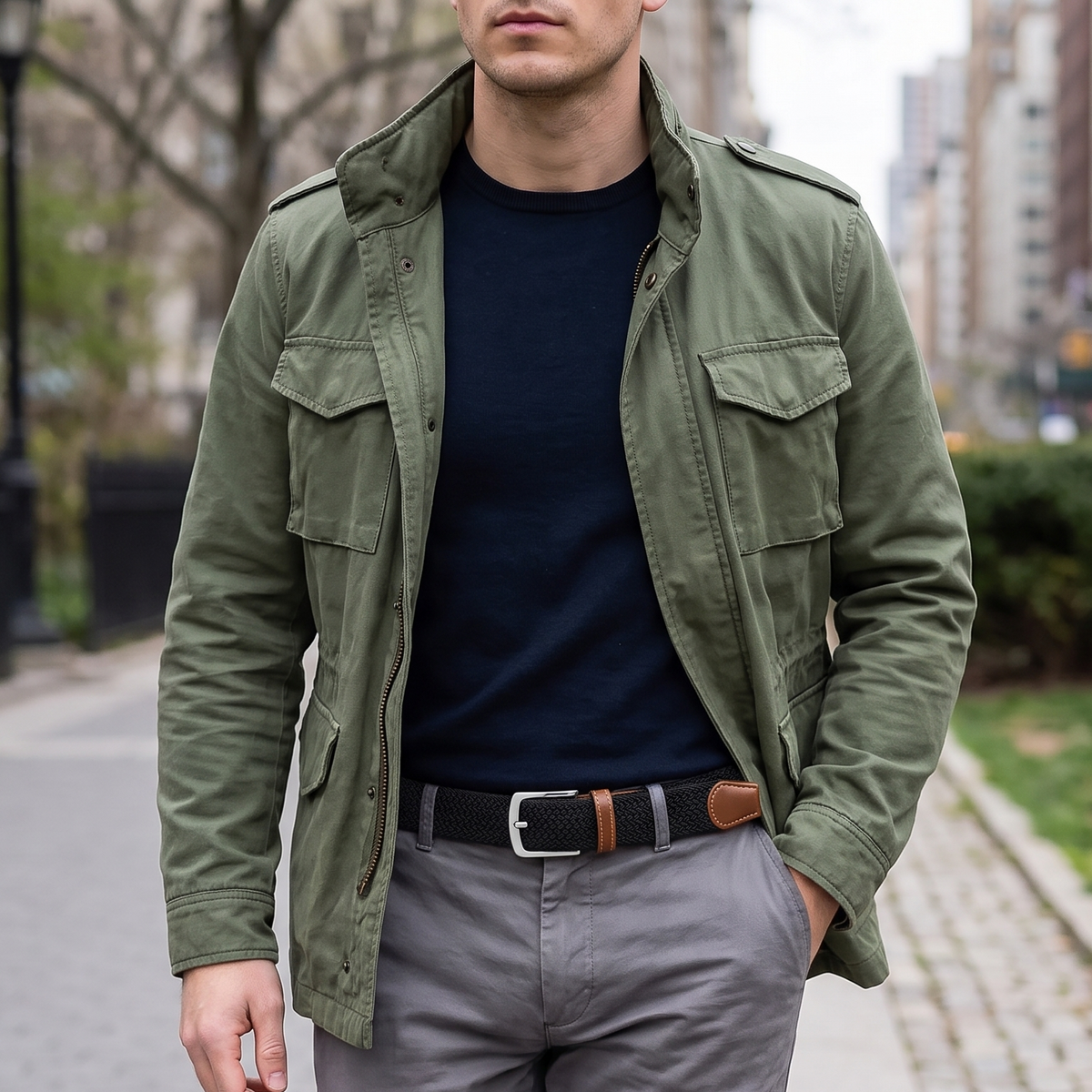 ranger elastic canvas belt lifestyle