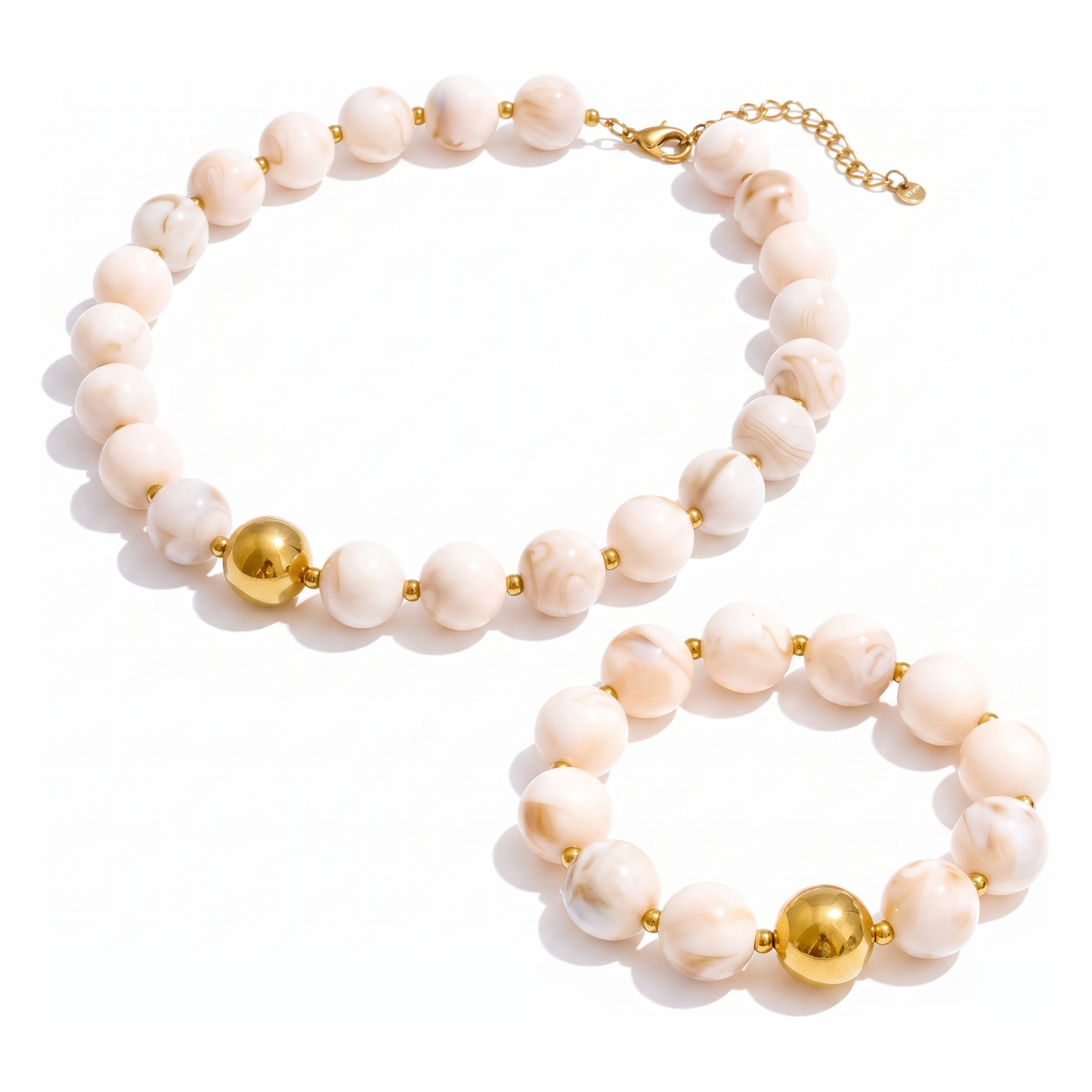 Malibu-Resin-Bead-Set Ivory Set — flatlay 1