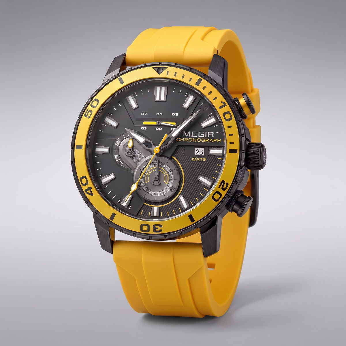 Regatta Ceramic Chronograph Watch Yellow Black — studio
