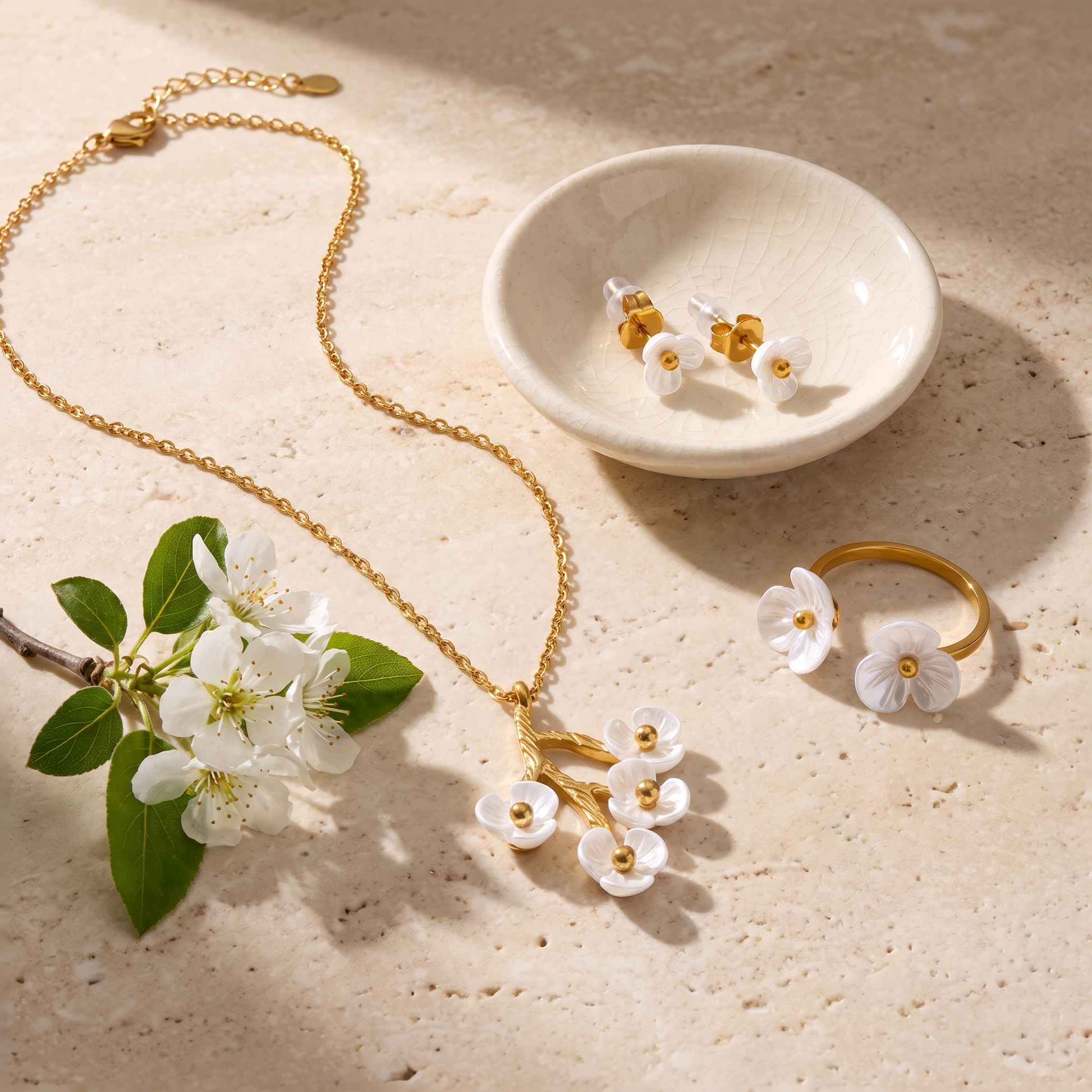 Rhea-Blossom-Jewelry Set — flatlay 1