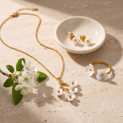 Rhea-Blossom-Jewelry Set — flatlay 1