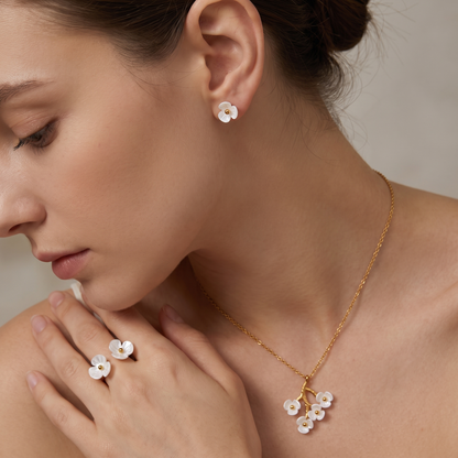 Rhea-Blossom-Jewelry Set — on model