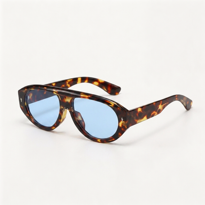 Ridge Leopard Blue — angled