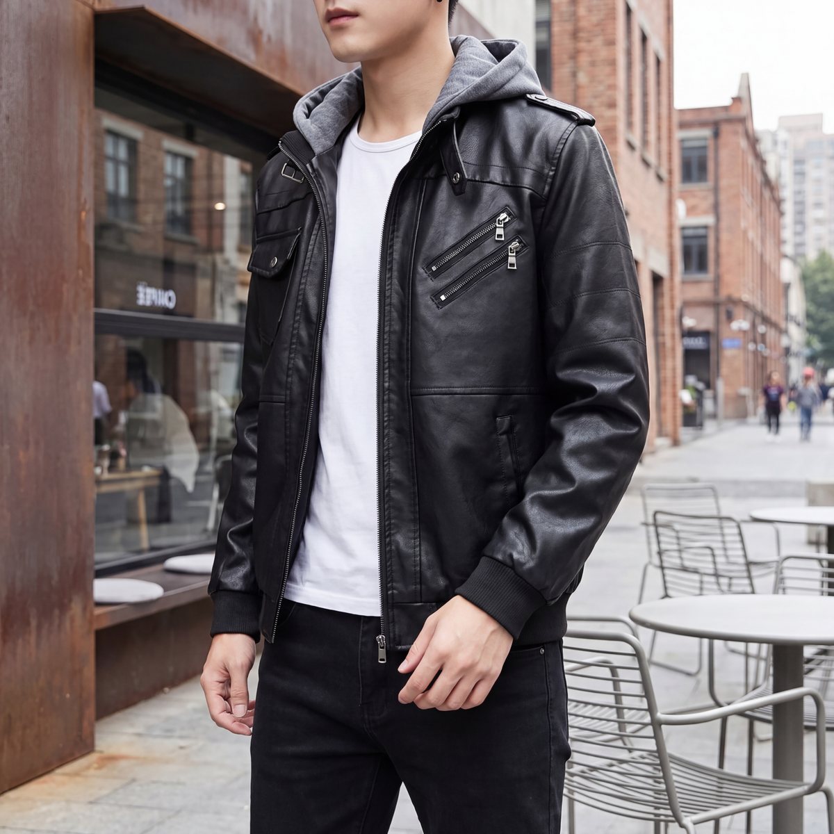 Rook Faux Leather Jacket