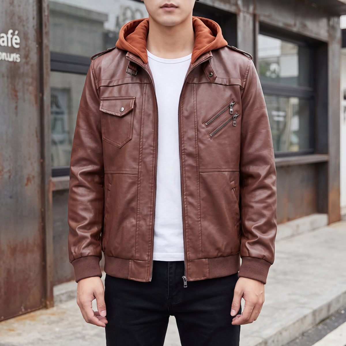 Rook Faux Leather Jacket