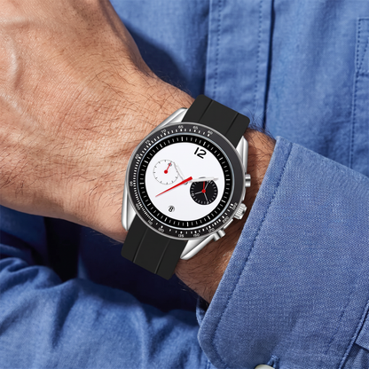 Rossi-Chrono-Watch White — on model