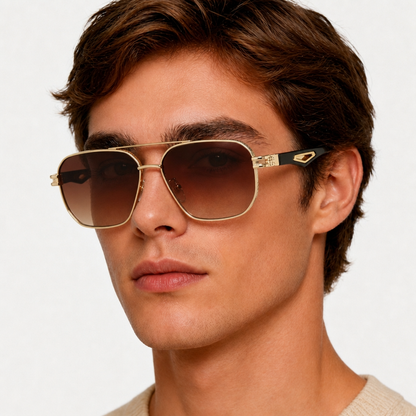 Royce Gold Tea — on male model
