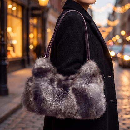 Sasha Fox Fur Bag