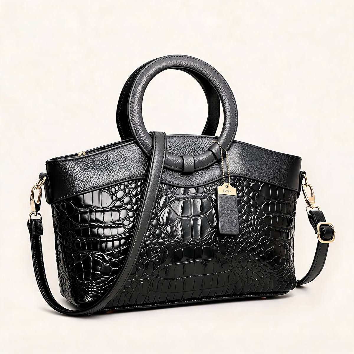 Savannah Croc Handbag