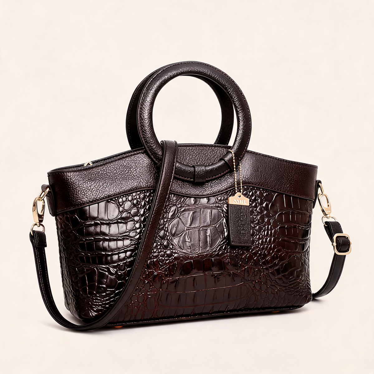Savannah Croc Handbag