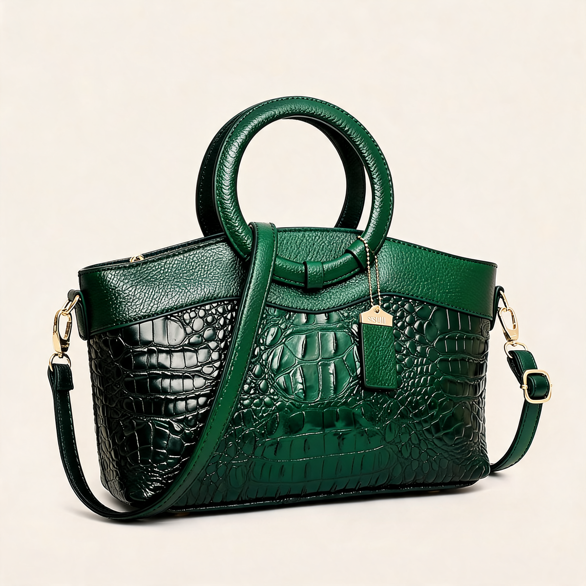 Savannah Croc Handbag