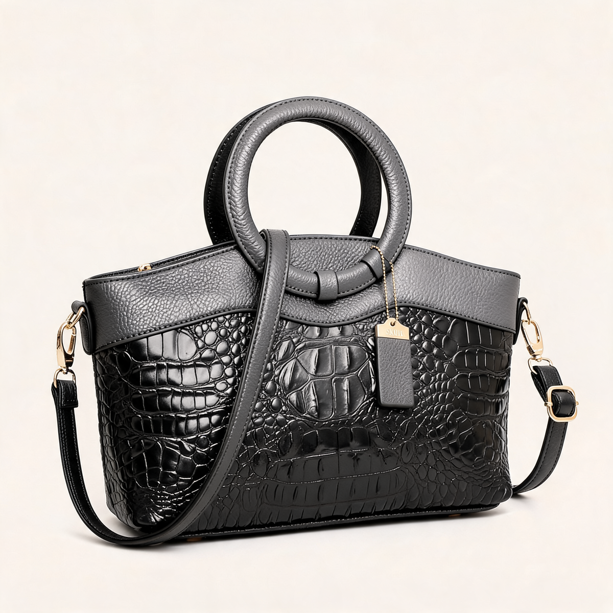 Savannah Croc Handbag