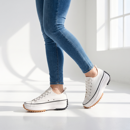 Skye Canvas Platform Sneakers White — mkt3