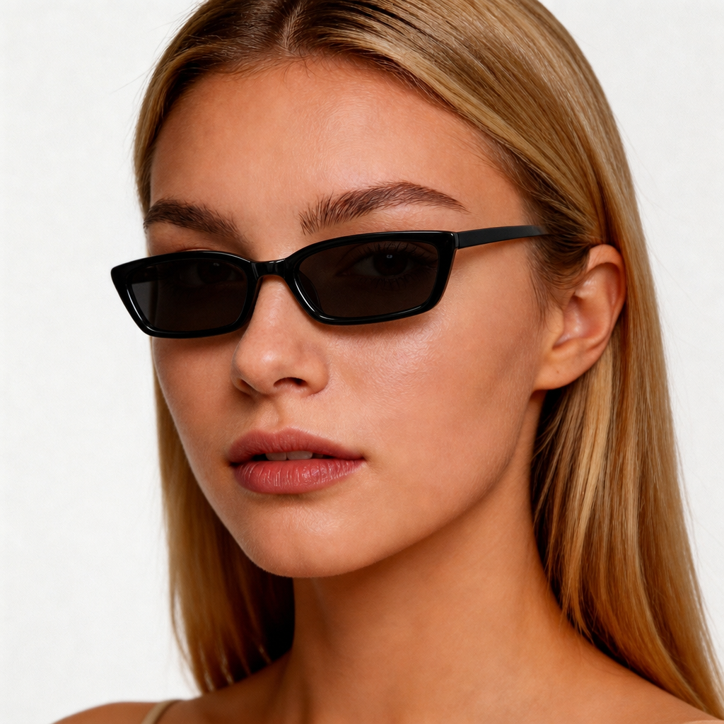 Sloane Smoke Crystal — on female model