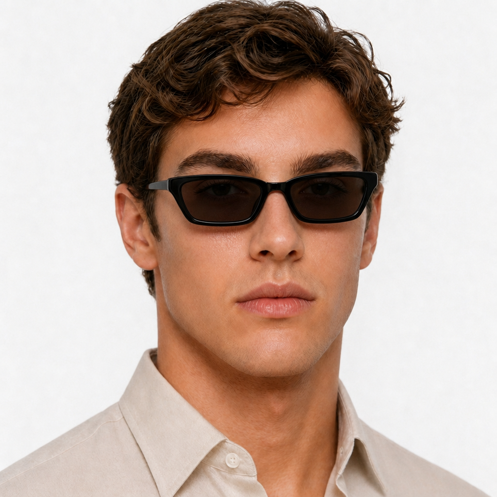 Sloane Smoke Crystal — on male model