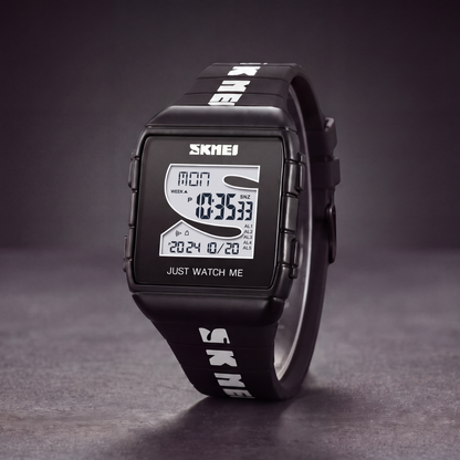 Pixel Square Digital Watch