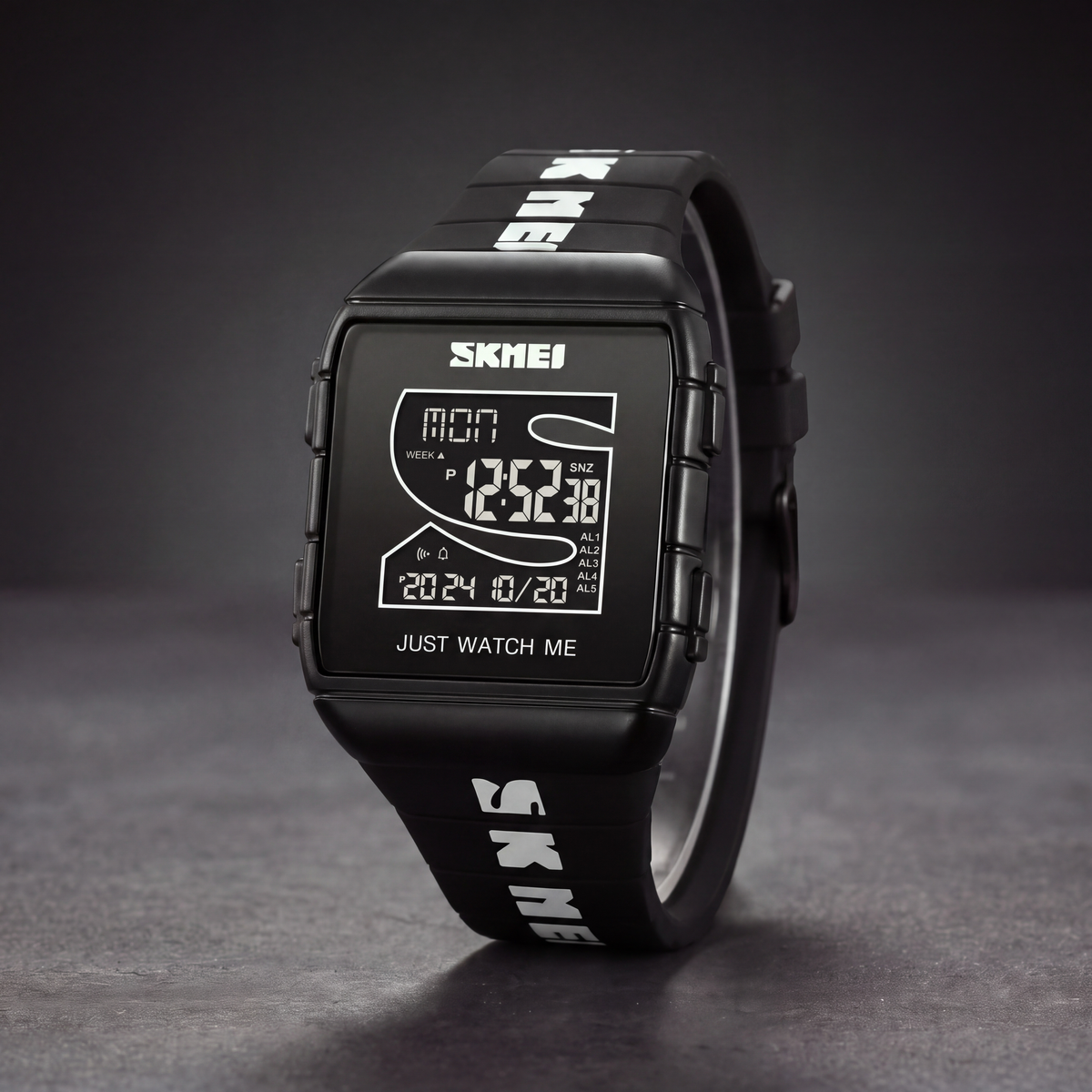 Pixel Square Digital Watch