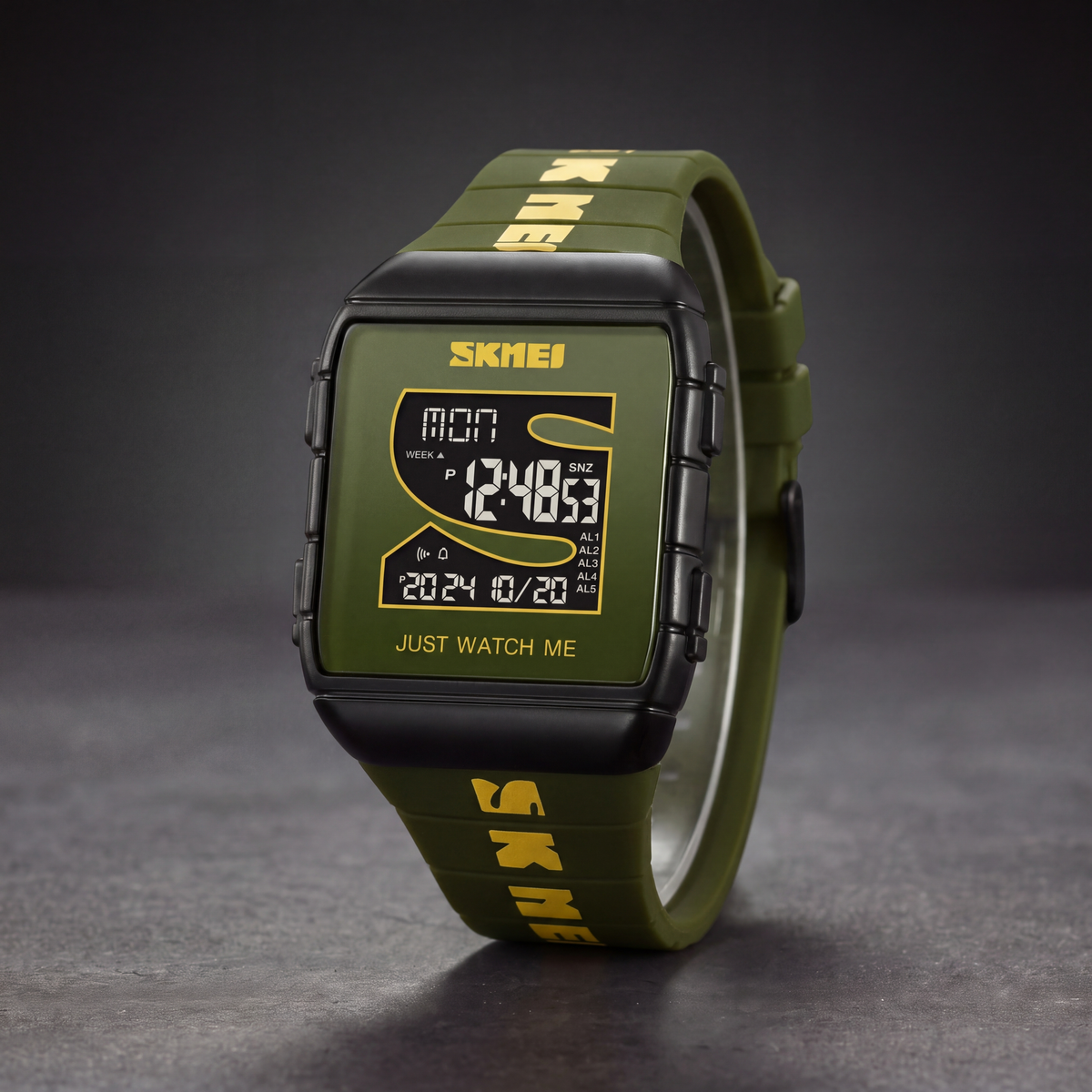 Pixel Square Digital Watch