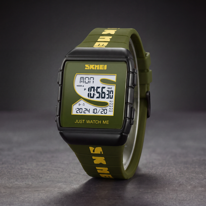 Pixel Square Digital Watch