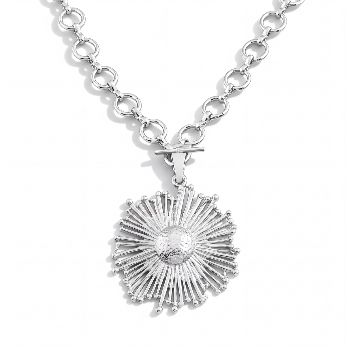 Sunburst Necklace Sunburst Silver — packshot