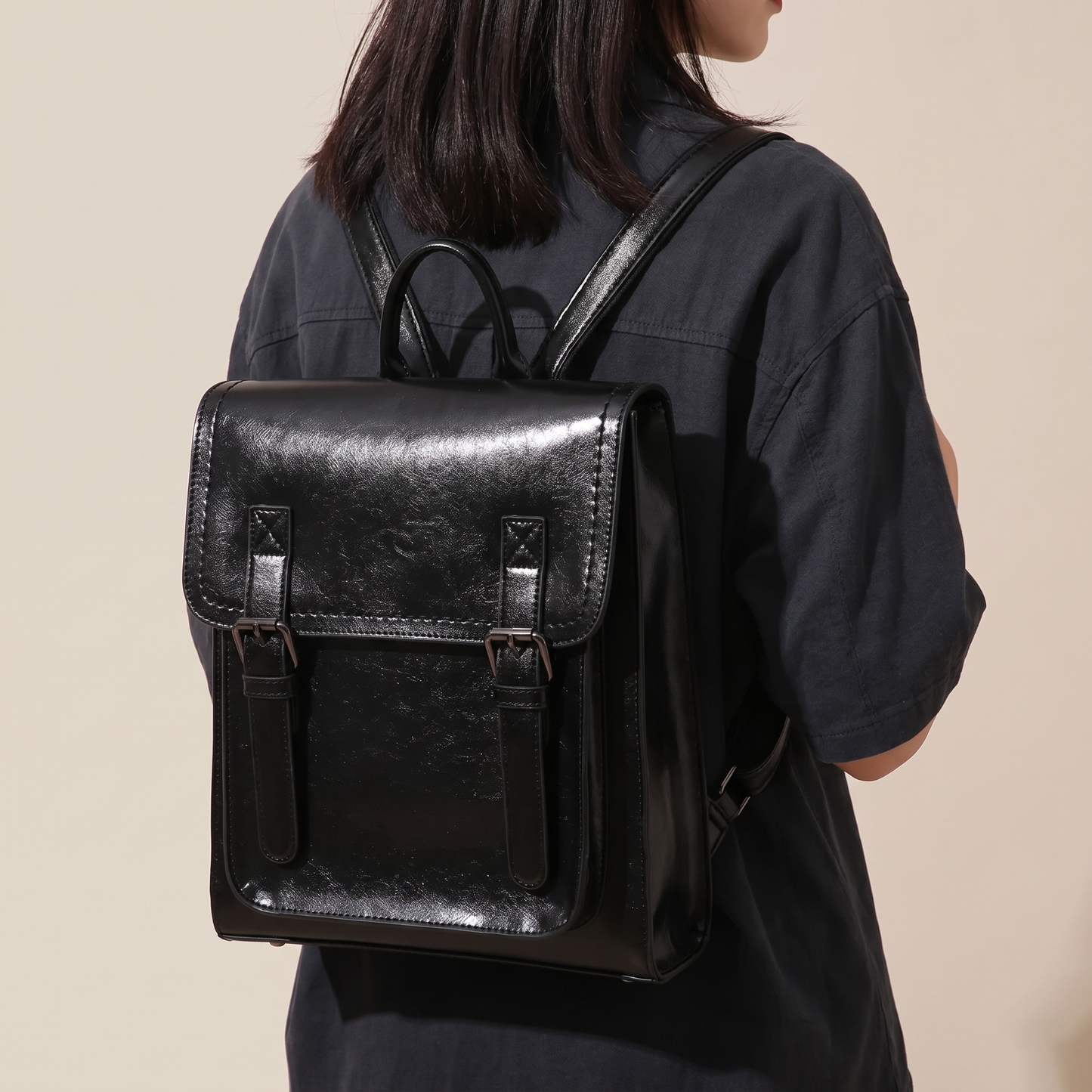 Tenley Genuine Leather Backpack