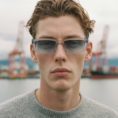 Vance Light Brown — on male model