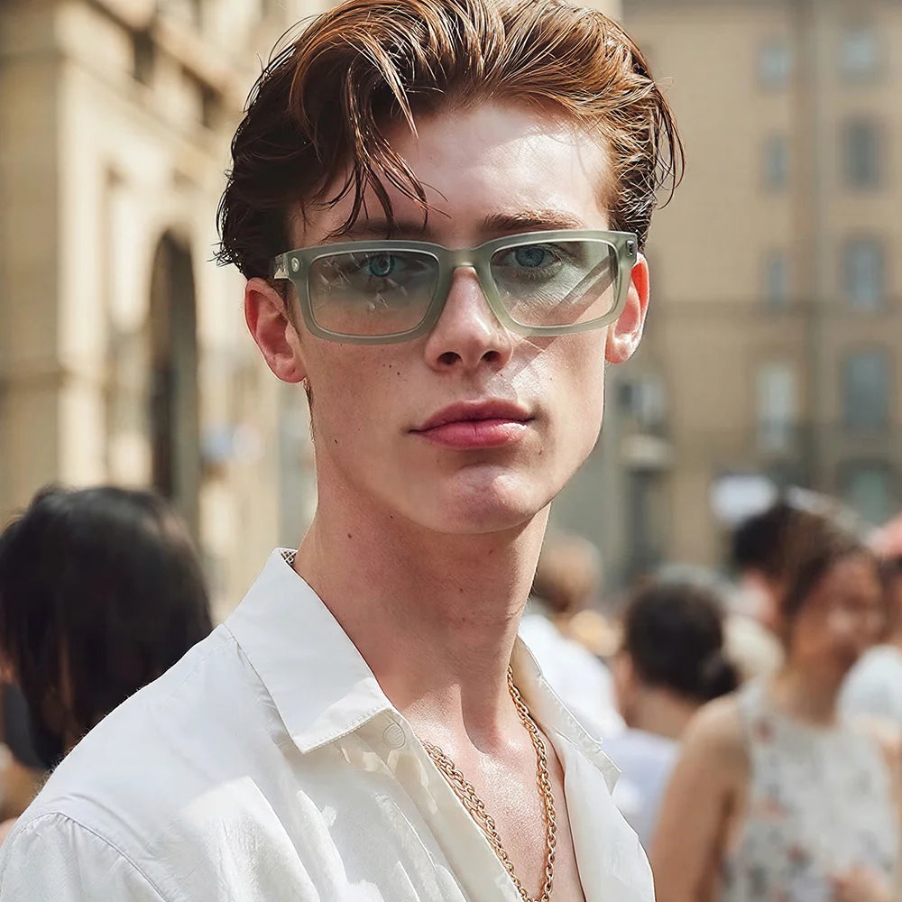 Vance Sky Blue — on male model