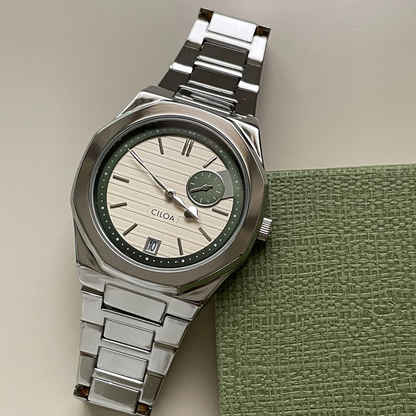 Larkin Cream Subdial Watch