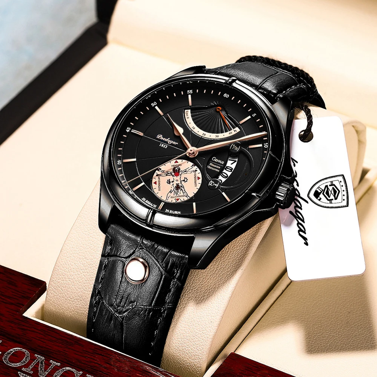 Winslow Leather Dress Watch
