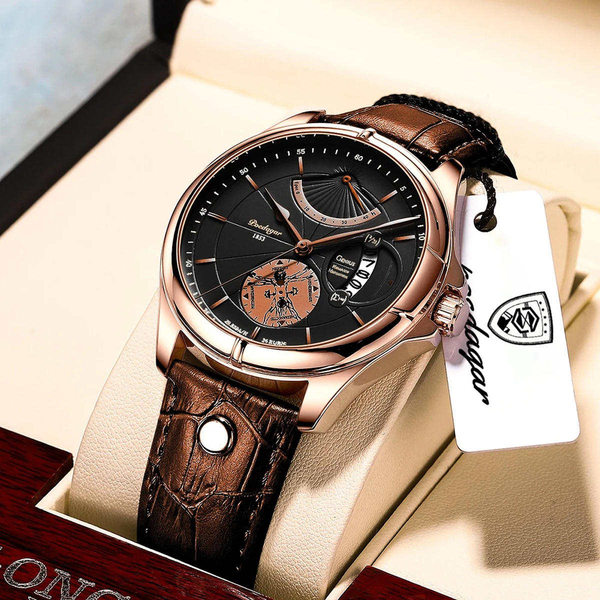 Winslow Leather Dress Watch