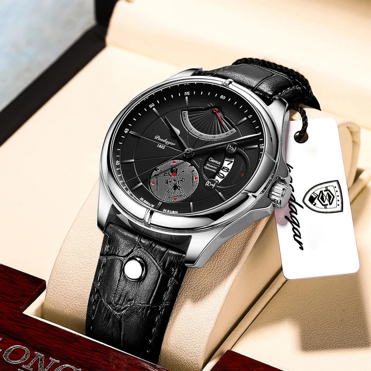 Winslow Leather Dress Watch
