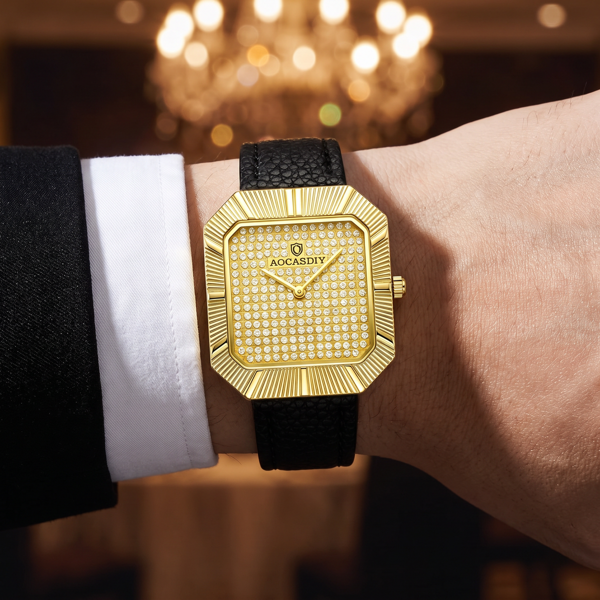 Vegas Square Watch