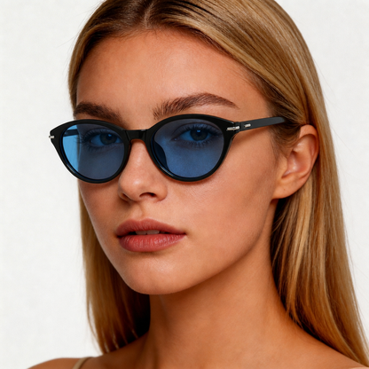 Verona Onyx Azure — on female model