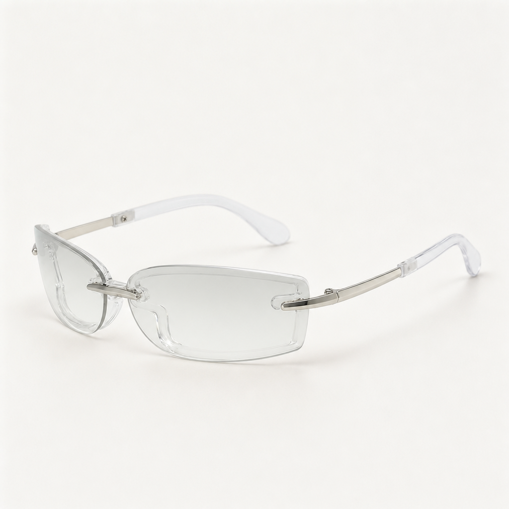 Vex Silver Clear — angled