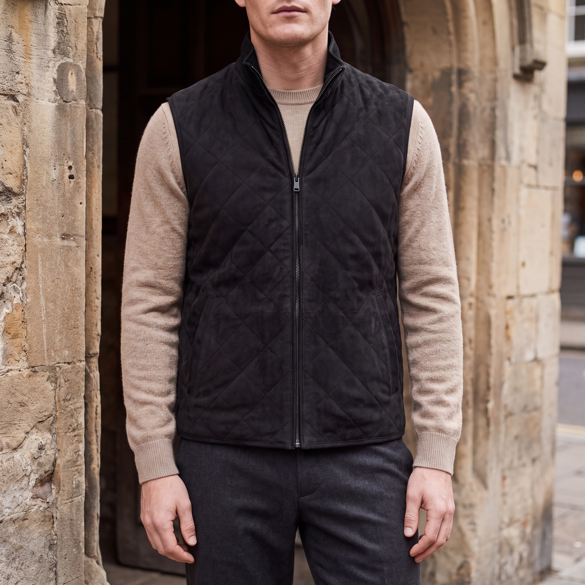 Wade Suede Vest Jacket