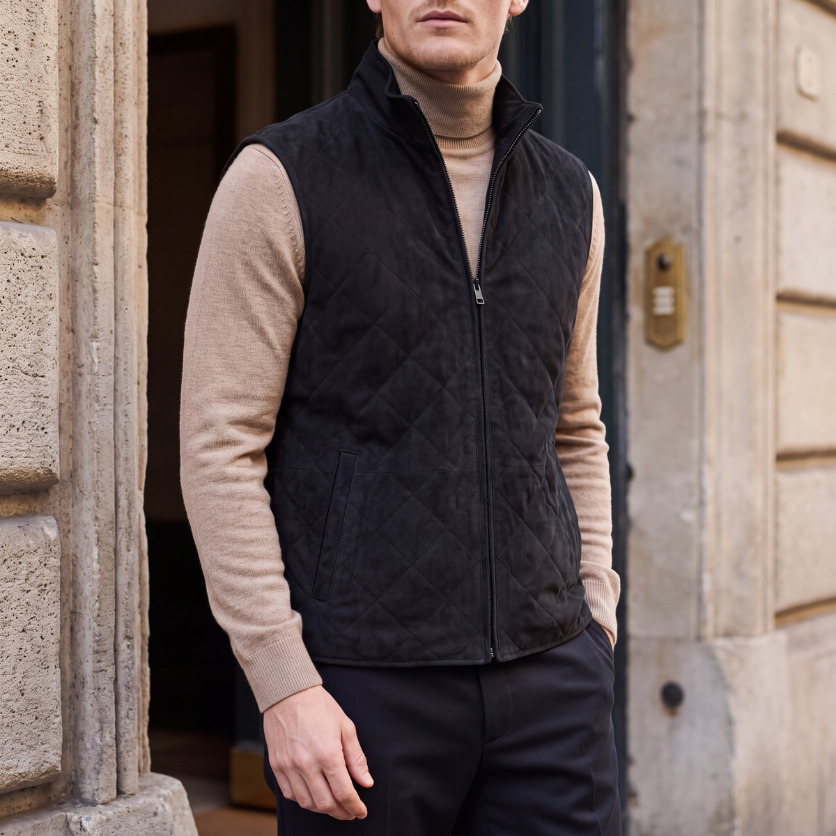 Wade Suede Vest Jacket
