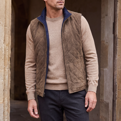 Wade Suede Vest Jacket
